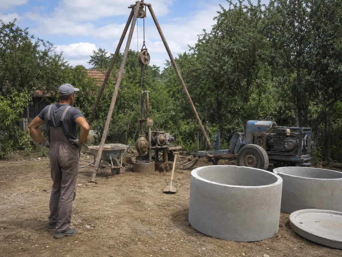Procena terena pre početka kopanja bunara